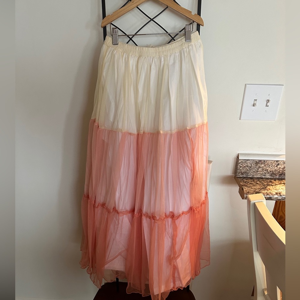 Wildling by Well Dressed Wolf -Coral, available Sizes 14-16Y& 3T maxi skirt, NWT